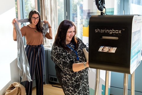 Don't forget to take your photo at our sharingbox and get a printout immediately! Find us on the 5th floor, next to Atrium 5 